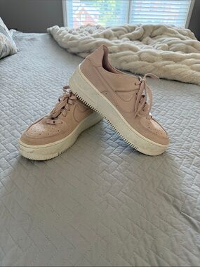 Pink Nike Air Force Size 6